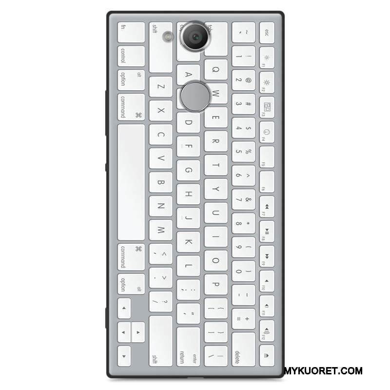 Kuori Sony Xperia Xa2 Luova Puhelimen Kuoret Pesty Suede, Kotelo Sony Xperia Xa2 Laukut Persoonallisuus Trendi