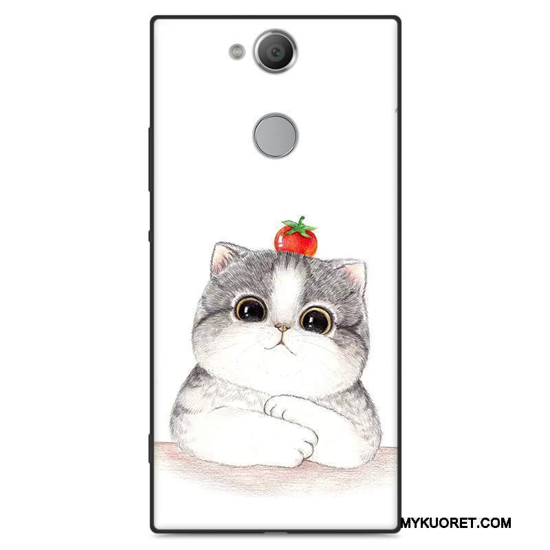 Kuori Sony Xperia Xa2 Luova Puhelimen Kuoret Pesty Suede, Kotelo Sony Xperia Xa2 Laukut Persoonallisuus Trendi