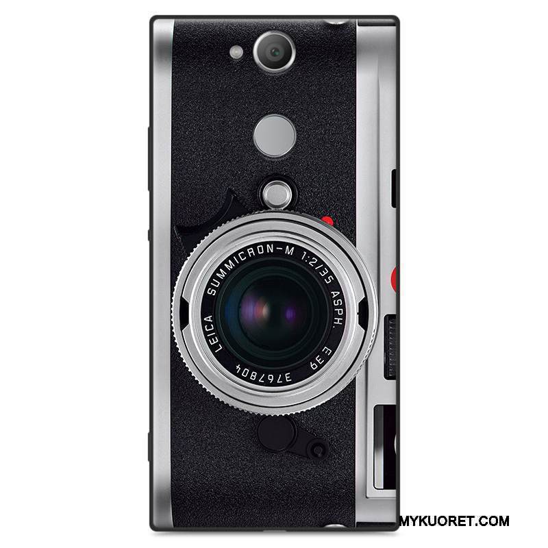 Kuori Sony Xperia Xa2 Luova Puhelimen Kuoret Pesty Suede, Kotelo Sony Xperia Xa2 Laukut Persoonallisuus Trendi