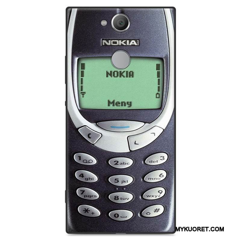 Kuori Sony Xperia Xa2 Luova Puhelimen Kuoret Pesty Suede, Kotelo Sony Xperia Xa2 Laukut Persoonallisuus Trendi