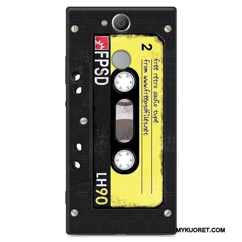 Kuori Sony Xperia Xa2 Luova Puhelimen Kuoret Pesty Suede, Kotelo Sony Xperia Xa2 Laukut Persoonallisuus Trendi