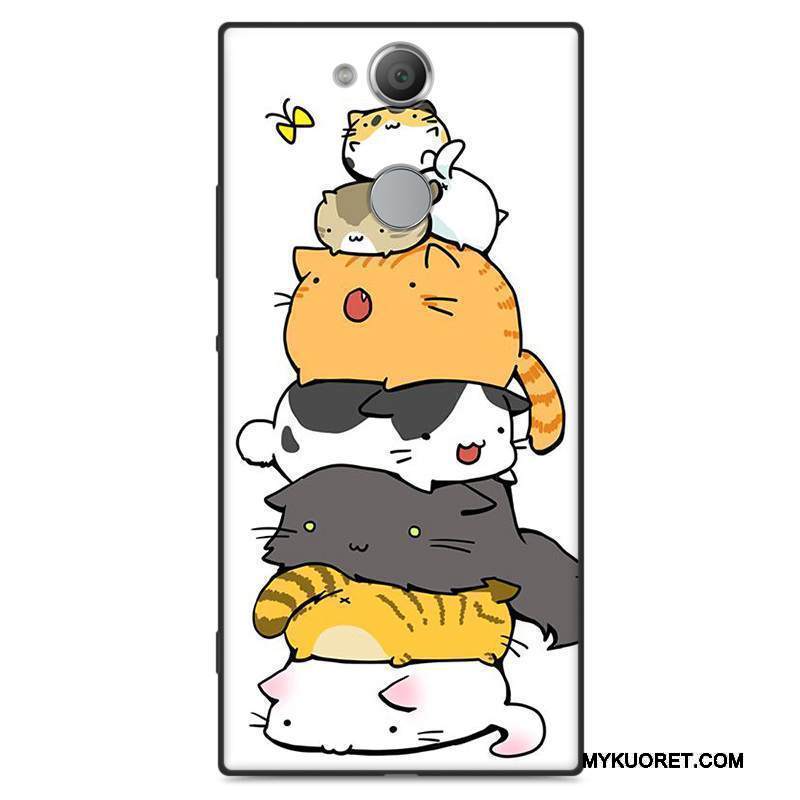 Kuori Sony Xperia Xa2 Monivärinen Puhelimen Kuoret Ihana, Kotelo Sony Xperia Xa2 Sarjakuva Pesty Suede