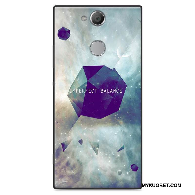 Kuori Sony Xperia Xa2 Monivärinen Puhelimen Kuoret Ihana, Kotelo Sony Xperia Xa2 Sarjakuva Pesty Suede