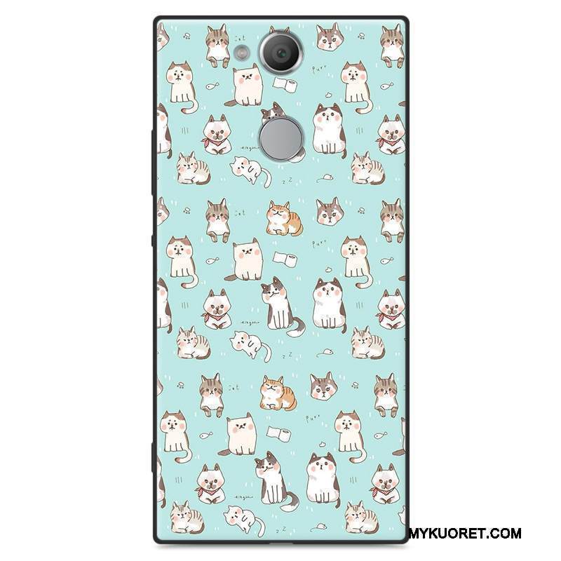 Kuori Sony Xperia Xa2 Monivärinen Puhelimen Kuoret Ihana, Kotelo Sony Xperia Xa2 Sarjakuva Pesty Suede