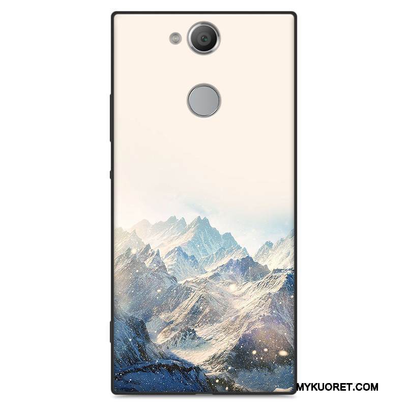 Kuori Sony Xperia Xa2 Monivärinen Puhelimen Kuoret Ihana, Kotelo Sony Xperia Xa2 Sarjakuva Pesty Suede