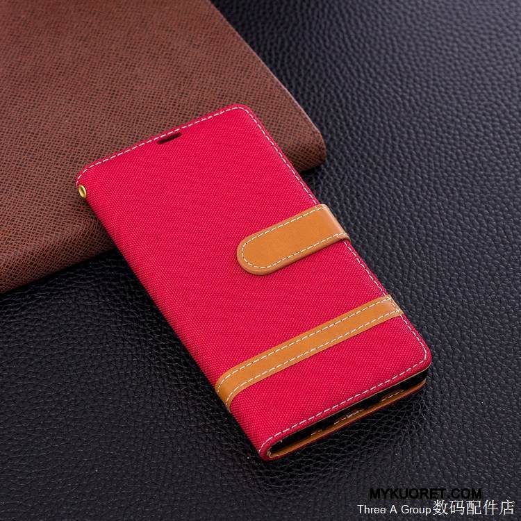 Kuori Sony Xperia Xa2 Nahka Kortti Puhelimen Kuoret, Kotelo Sony Xperia Xa2 Kuoret Denimi Murtumaton