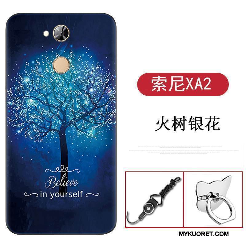 Kuori Sony Xperia Xa2 Sarjakuva Puhelimen Kuoret Punainen, Kotelo Sony Xperia Xa2 Silikoni