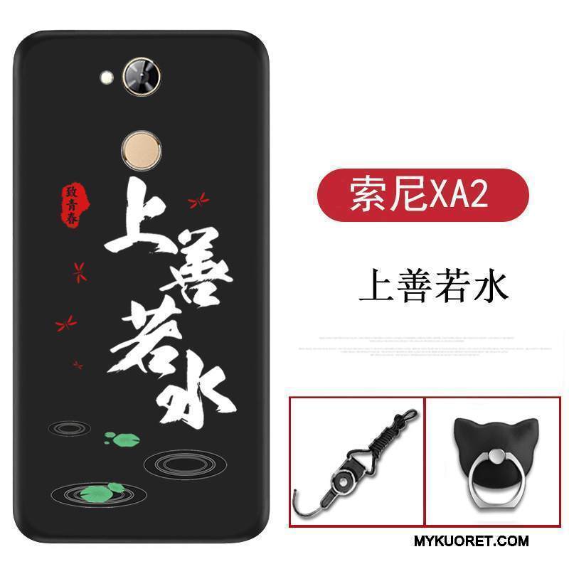 Kuori Sony Xperia Xa2 Sarjakuva Puhelimen Kuoret Punainen, Kotelo Sony Xperia Xa2 Silikoni