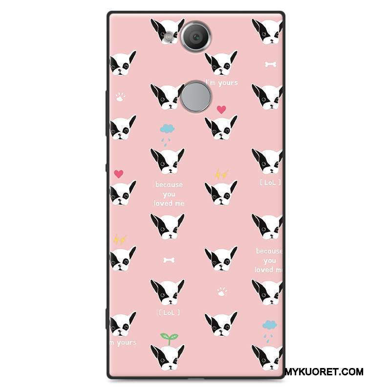 Kuori Sony Xperia Xa2 Silikoni Vihreä Pesty Suede, Kotelo Sony Xperia Xa2 Laukut Puhelimen Kuoret Murtumaton