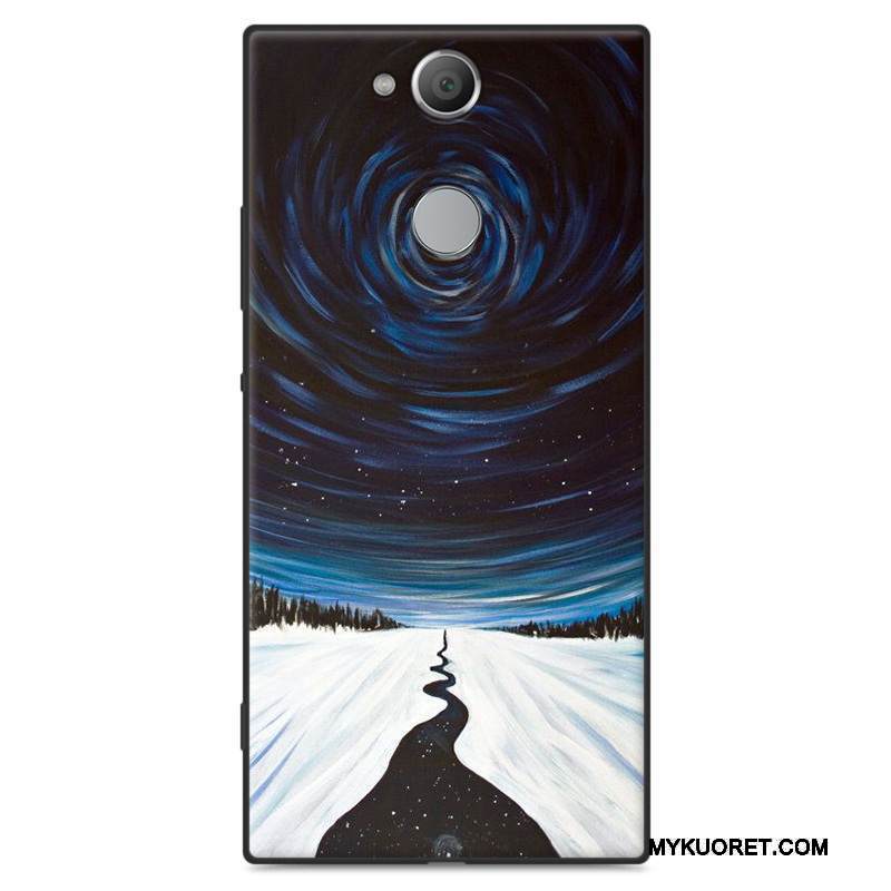 Kuori Sony Xperia Xa2 Silikoni Vihreä Pesty Suede, Kotelo Sony Xperia Xa2 Laukut Puhelimen Kuoret Murtumaton