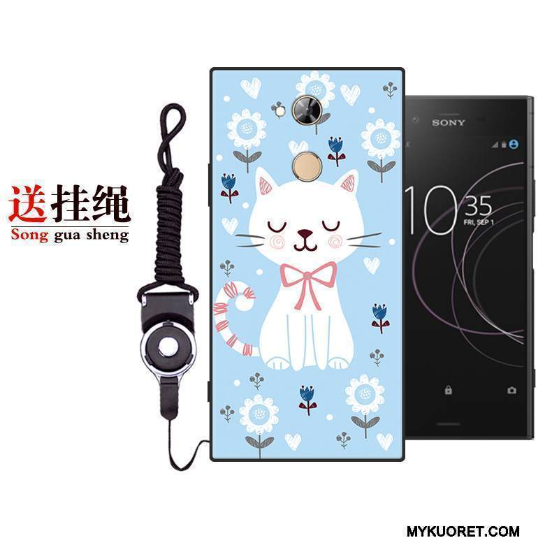 Kuori Sony Xperia Xa2 Suojaus Ihana Vaalean, Kotelo Sony Xperia Xa2 Silikoni Murtumaton Violetti