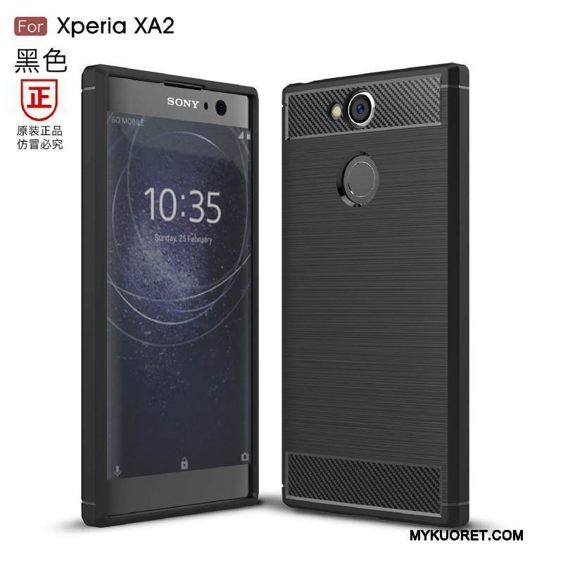 Kuori Sony Xperia Xa2 Suojaus Murtumaton Kukkakuvio, Kotelo Sony Xperia Xa2 Silikoni Punainen Puhelimen Kuoret