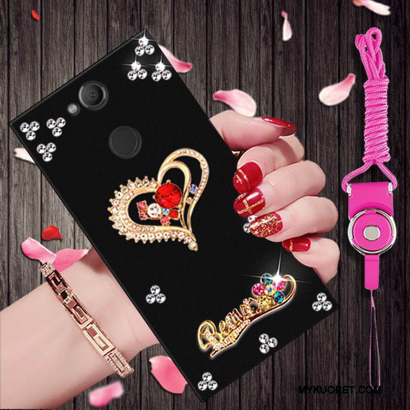 Kuori Sony Xperia Xa2 Suojaus Trendi Puhelimen Kuoret, Kotelo Sony Xperia Xa2 Sarjakuva Persoonallisuus Musta