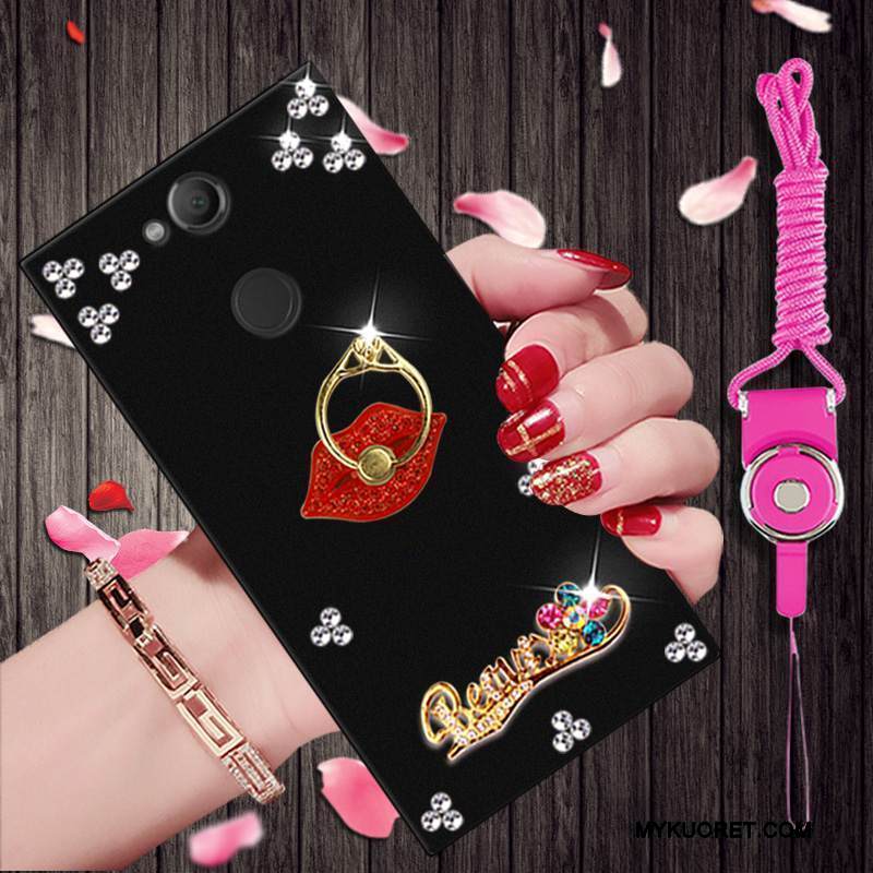 Kuori Sony Xperia Xa2 Suojaus Trendi Puhelimen Kuoret, Kotelo Sony Xperia Xa2 Sarjakuva Persoonallisuus Musta