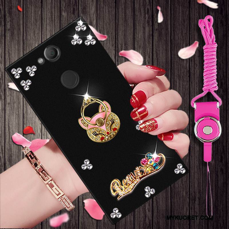 Kuori Sony Xperia Xa2 Suojaus Trendi Puhelimen Kuoret, Kotelo Sony Xperia Xa2 Sarjakuva Persoonallisuus Musta