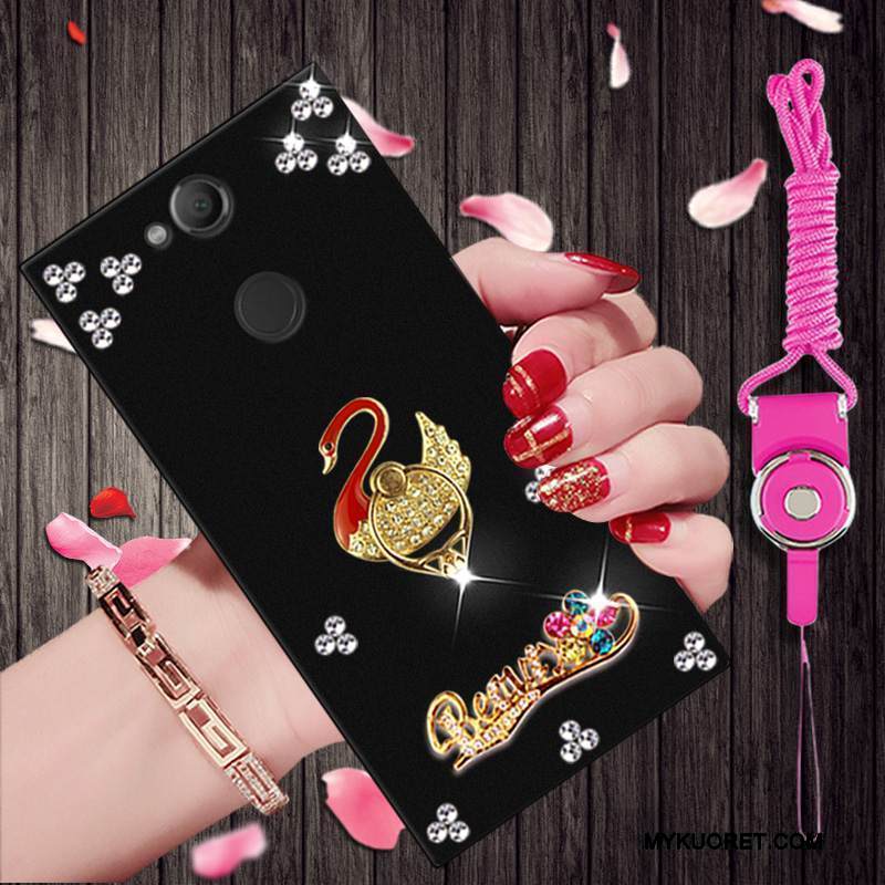 Kuori Sony Xperia Xa2 Suojaus Trendi Puhelimen Kuoret, Kotelo Sony Xperia Xa2 Sarjakuva Persoonallisuus Musta