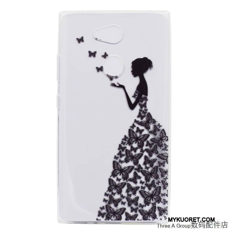 Kuori Sony Xperia Xa2 Ultra Laukut Murtumaton Uusi, Kotelo Sony Xperia Xa2 Ultra Pehmeä Neste Vaaleansininen Puhelimen Kuoret