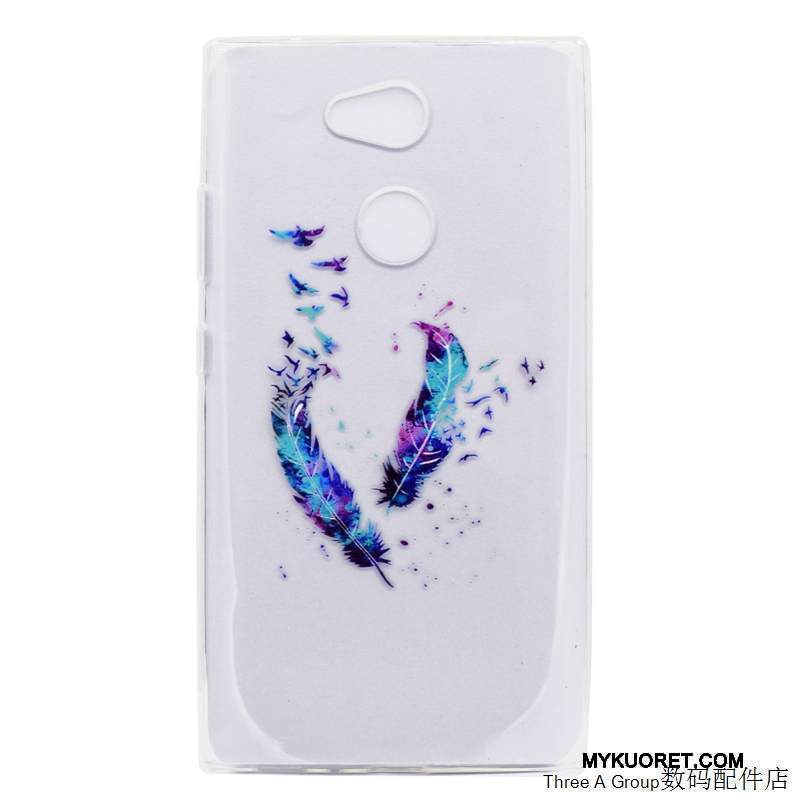 Kuori Sony Xperia Xa2 Ultra Laukut Murtumaton Uusi, Kotelo Sony Xperia Xa2 Ultra Pehmeä Neste Vaaleansininen Puhelimen Kuoret