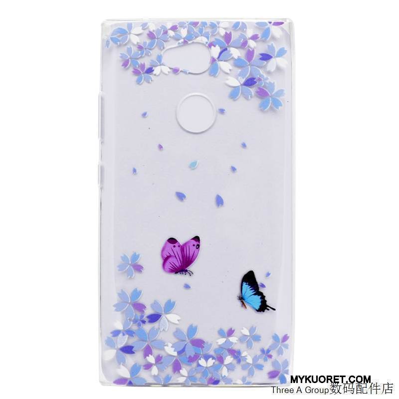 Kuori Sony Xperia Xa2 Ultra Laukut Murtumaton Uusi, Kotelo Sony Xperia Xa2 Ultra Pehmeä Neste Vaaleansininen Puhelimen Kuoret