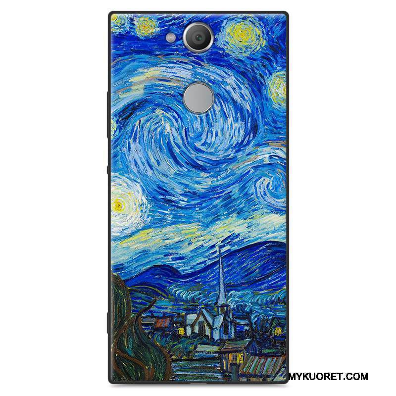 Kuori Sony Xperia Xa2 Ultra Laukut Puhelimen Kuoret Murtumaton, Kotelo Sony Xperia Xa2 Ultra Pehmeä Neste Punainen Pesty Suede