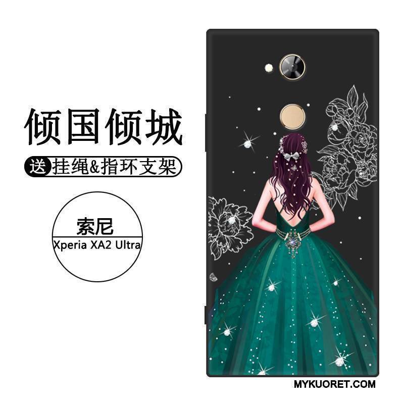 Kuori Sony Xperia Xa2 Ultra Laukut Puhelimen Kuoret Persoonallisuus, Kotelo Sony Xperia Xa2 Ultra Silikoni Musta Murtumaton