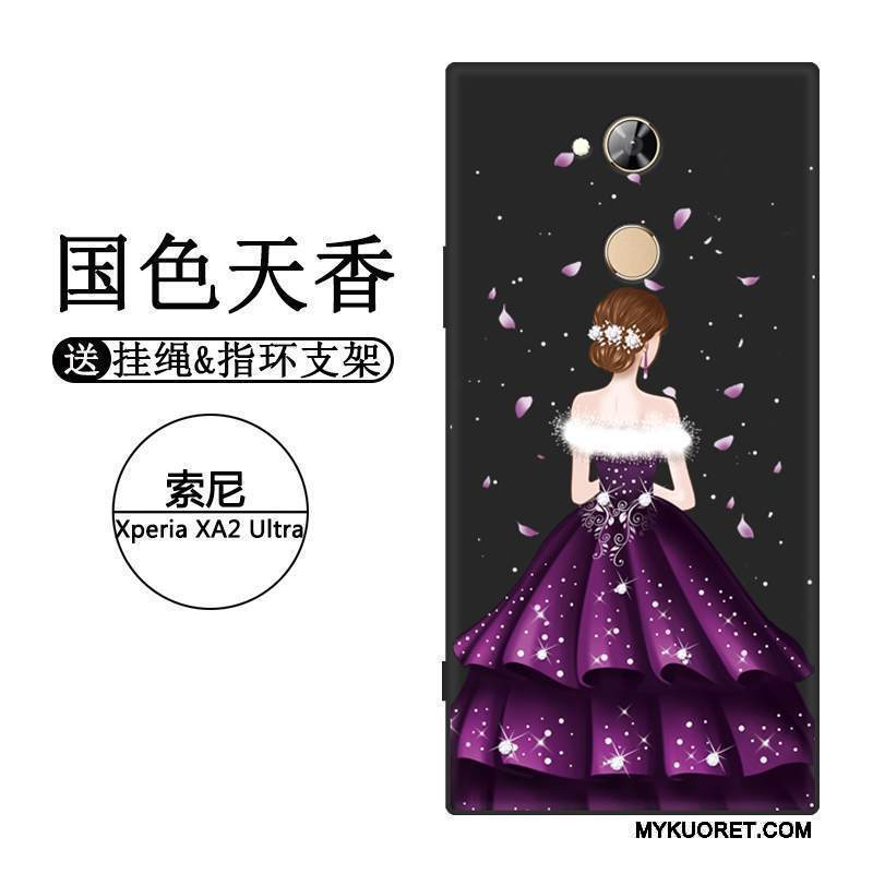 Kuori Sony Xperia Xa2 Ultra Laukut Puhelimen Kuoret Persoonallisuus, Kotelo Sony Xperia Xa2 Ultra Silikoni Musta Murtumaton