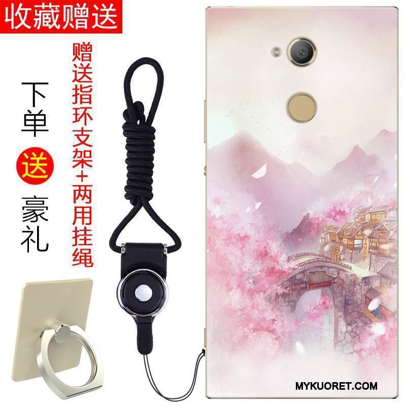 Kuori Sony Xperia Xa2 Ultra Laukut Taide Murtumaton, Kotelo Sony Xperia Xa2 Ultra Suojaus Keltainen Puhelimen Kuoret