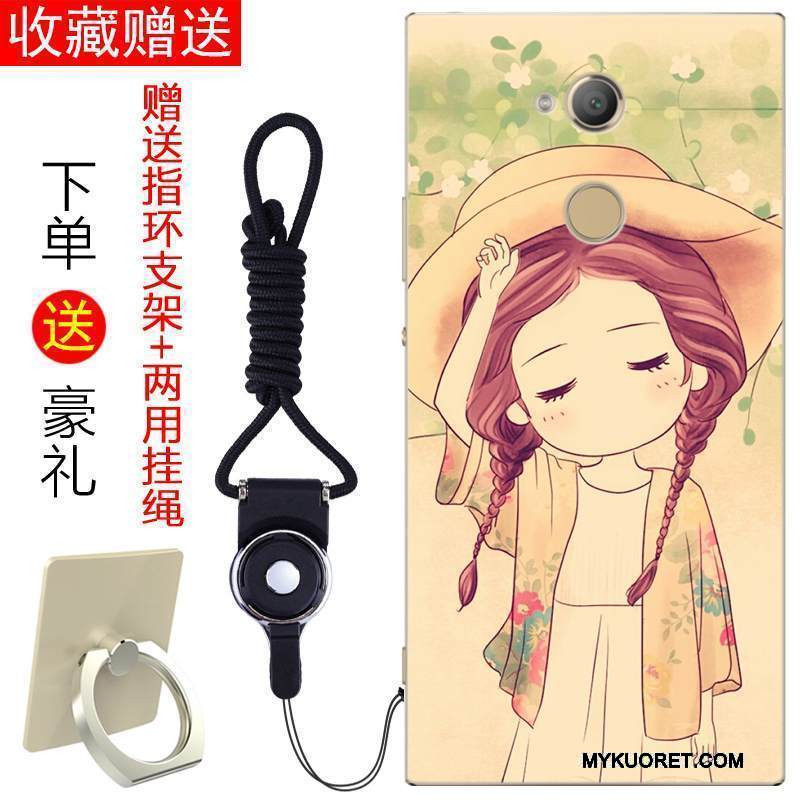 Kuori Sony Xperia Xa2 Ultra Laukut Taide Murtumaton, Kotelo Sony Xperia Xa2 Ultra Suojaus Keltainen Puhelimen Kuoret