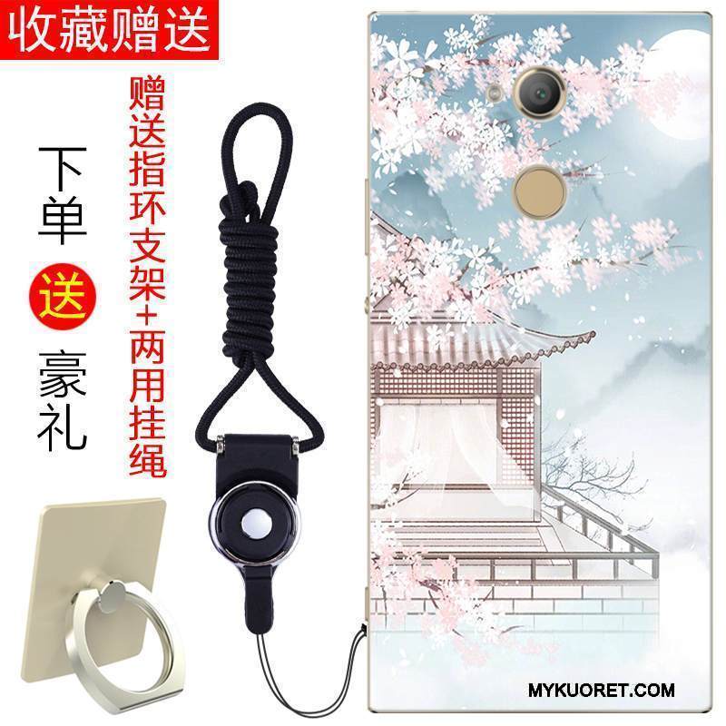 Kuori Sony Xperia Xa2 Ultra Laukut Taide Murtumaton, Kotelo Sony Xperia Xa2 Ultra Suojaus Keltainen Puhelimen Kuoret