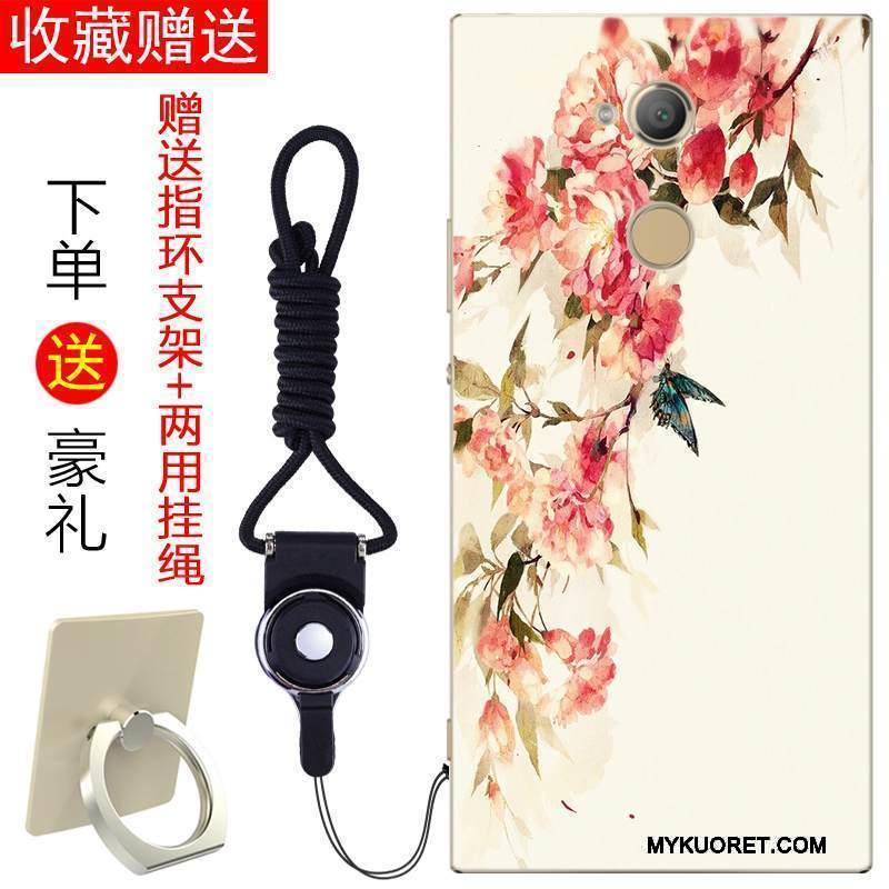 Kuori Sony Xperia Xa2 Ultra Laukut Taide Murtumaton, Kotelo Sony Xperia Xa2 Ultra Suojaus Keltainen Puhelimen Kuoret