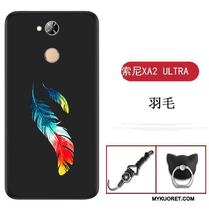 Kuori Sony Xperia Xa2 Ultra Silikoni Puhelimen Kuoret Punainen, Kotelo Sony Xperia Xa2 Ultra Pehmeä Neste