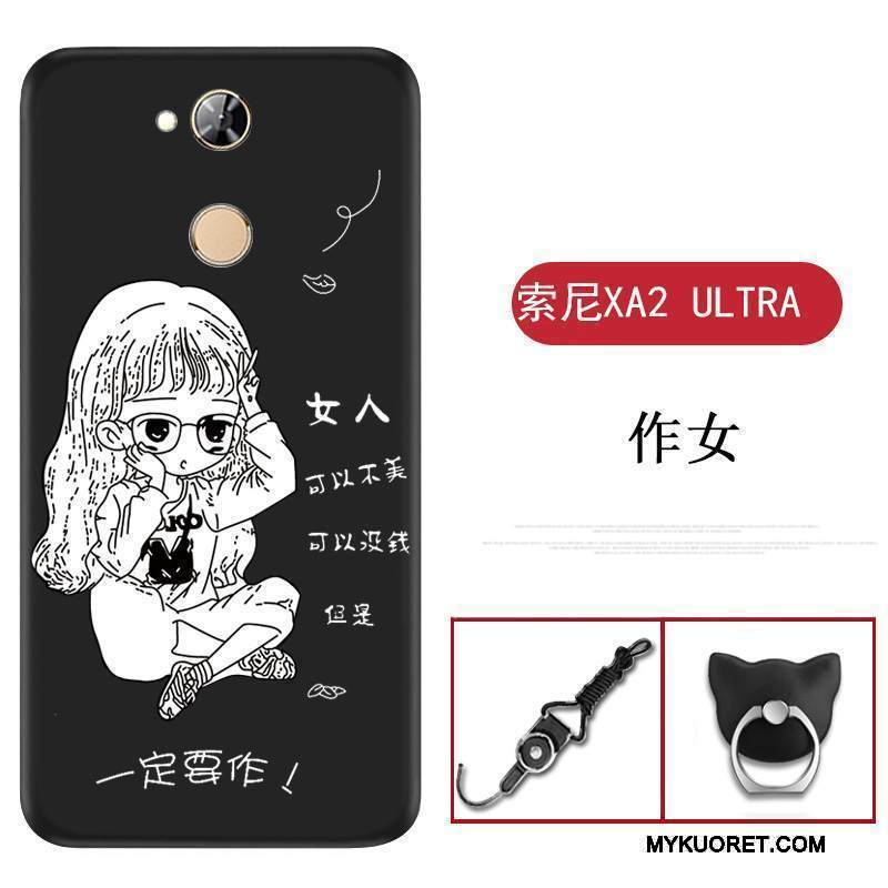 Kuori Sony Xperia Xa2 Ultra Silikoni Puhelimen Kuoret Punainen, Kotelo Sony Xperia Xa2 Ultra Pehmeä Neste