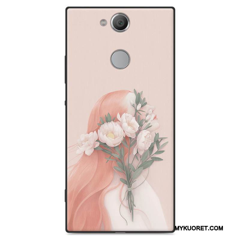 Kuori Sony Xperia Xa2 Ultra Silikoni Vaalean Murtumaton, Kotelo Sony Xperia Xa2 Ultra Laukut Puhelimen Kuoret Vihreä