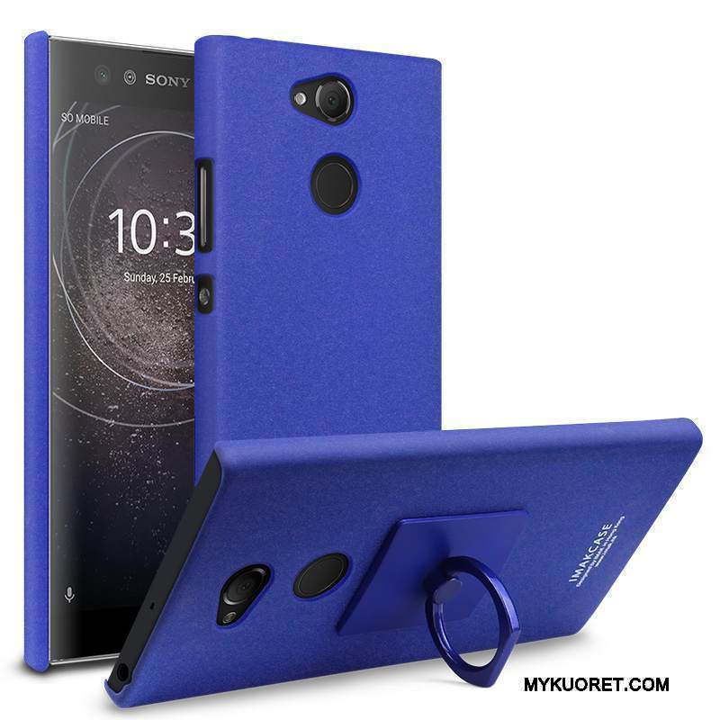 Kuori Sony Xperia Xa2 Ultra Suojaus Kova Murtumaton, Kotelo Sony Xperia Xa2 Ultra Rengas Sininen
