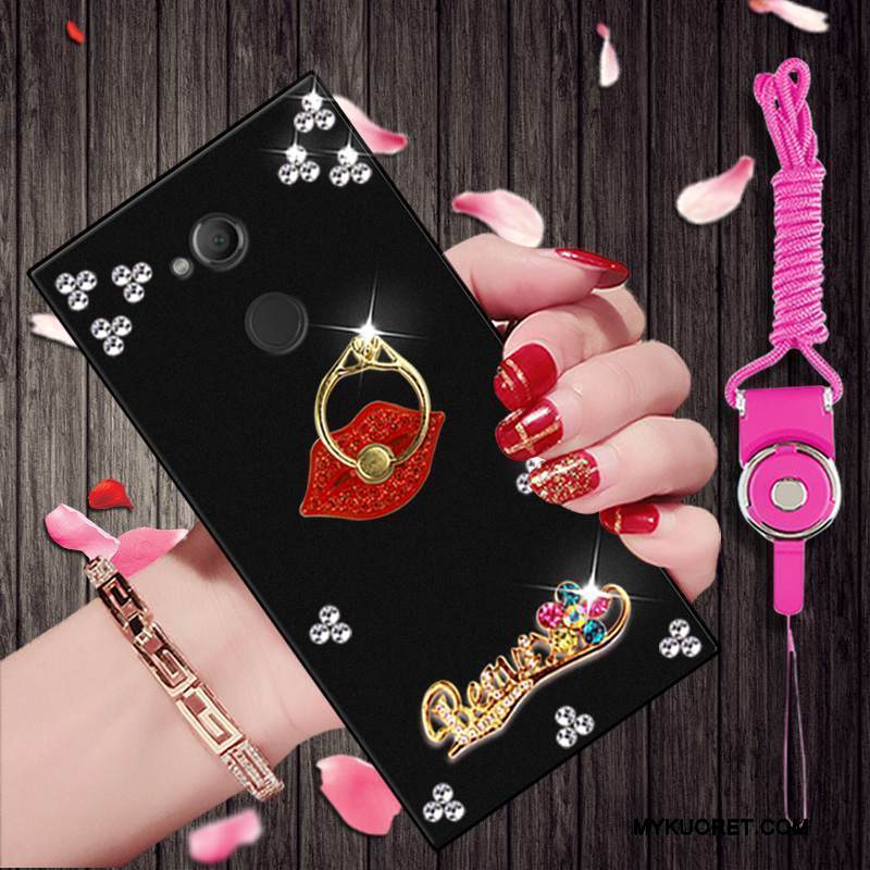 Kuori Sony Xperia Xa2 Ultra Suojaus Puhelimen Kuoret Trendi, Kotelo Sony Xperia Xa2 Ultra Pehmeä Neste Musta