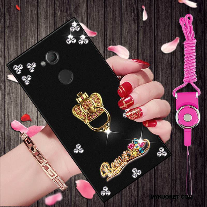 Kuori Sony Xperia Xa2 Ultra Suojaus Puhelimen Kuoret Trendi, Kotelo Sony Xperia Xa2 Ultra Pehmeä Neste Musta