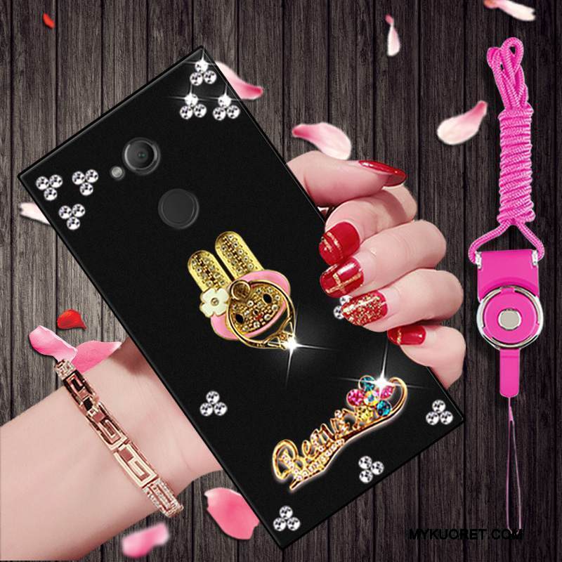 Kuori Sony Xperia Xa2 Ultra Suojaus Puhelimen Kuoret Trendi, Kotelo Sony Xperia Xa2 Ultra Pehmeä Neste Musta