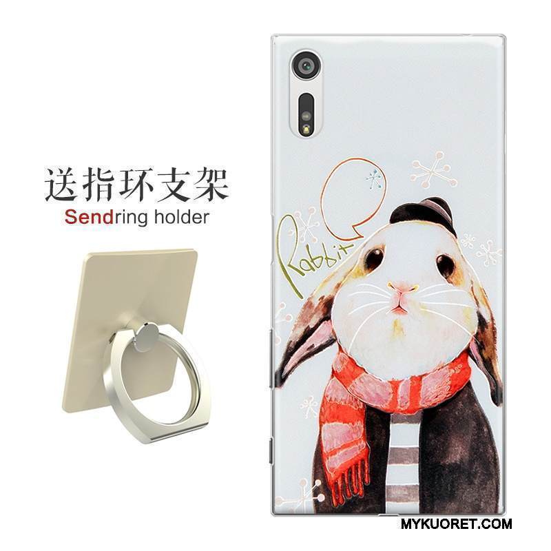 Kuori Sony Xperia Xz Kohokuviointi Punainen Kova, Kotelo Sony Xperia Xz Suojaus Puhelimen Kuoret