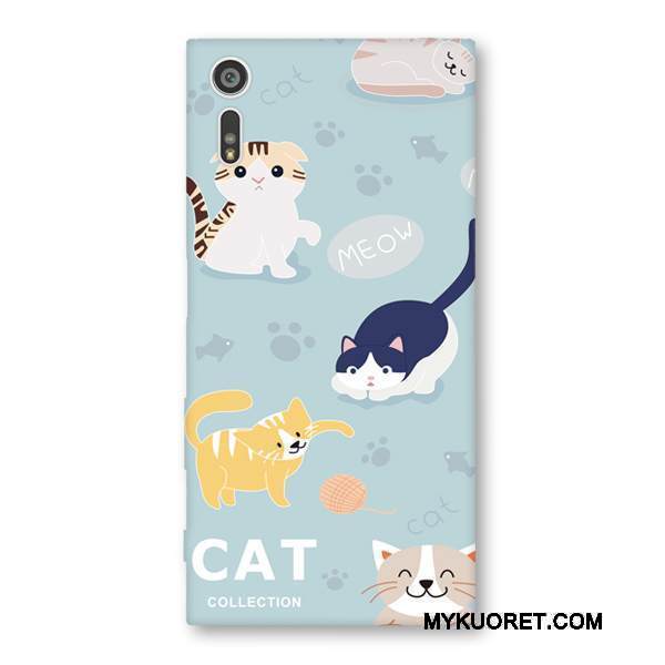 Kuori Sony Xperia Xz Laukut Persoonallisuus Sininen, Kotelo Sony Xperia Xz Kohokuviointi Malli Kova