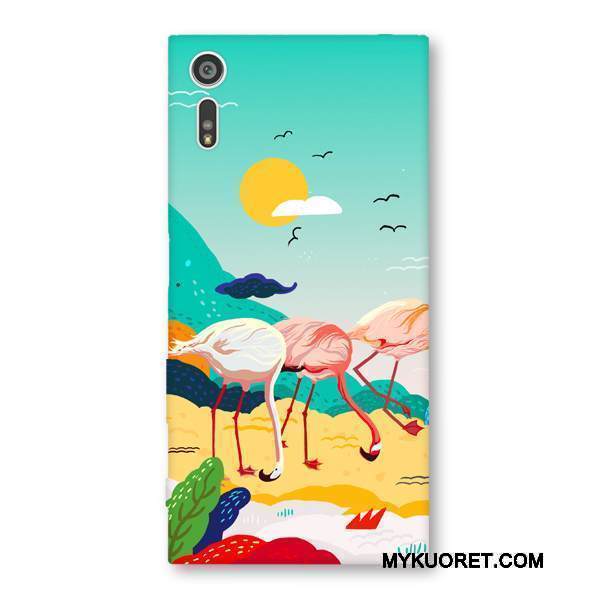 Kuori Sony Xperia Xz Laukut Persoonallisuus Sininen, Kotelo Sony Xperia Xz Kohokuviointi Malli Kova