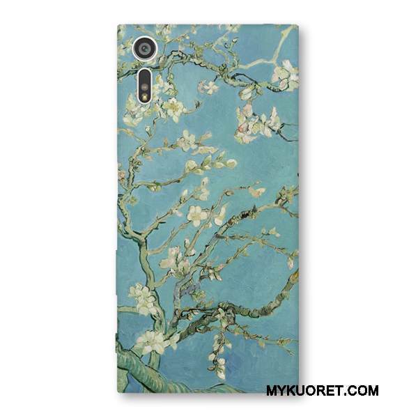 Kuori Sony Xperia Xz Laukut Persoonallisuus Sininen, Kotelo Sony Xperia Xz Kohokuviointi Malli Kova