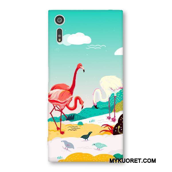 Kuori Sony Xperia Xz Laukut Persoonallisuus Sininen, Kotelo Sony Xperia Xz Kohokuviointi Malli Kova