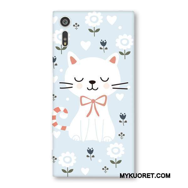 Kuori Sony Xperia Xz Laukut Persoonallisuus Sininen, Kotelo Sony Xperia Xz Kohokuviointi Malli Kova