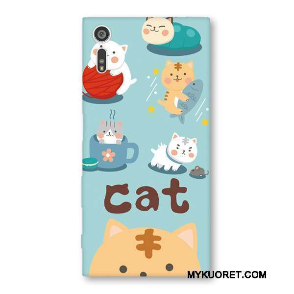 Kuori Sony Xperia Xz Laukut Persoonallisuus Sininen, Kotelo Sony Xperia Xz Kohokuviointi Malli Kova