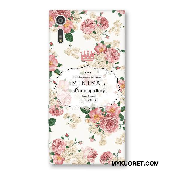 Kuori Sony Xperia Xz Laukut Persoonallisuus Sininen, Kotelo Sony Xperia Xz Kohokuviointi Malli Kova