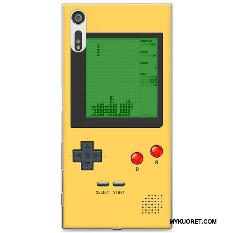 Kuori Sony Xperia Xz Luova Puhelimen Kuoret Keltainen, Kotelo Sony Xperia Xz Suojaus Kova