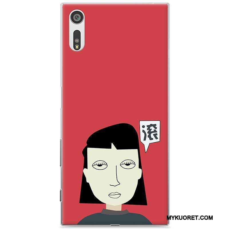 Kuori Sony Xperia Xz Luova Puhelimen Kuoret Keltainen, Kotelo Sony Xperia Xz Suojaus Kova