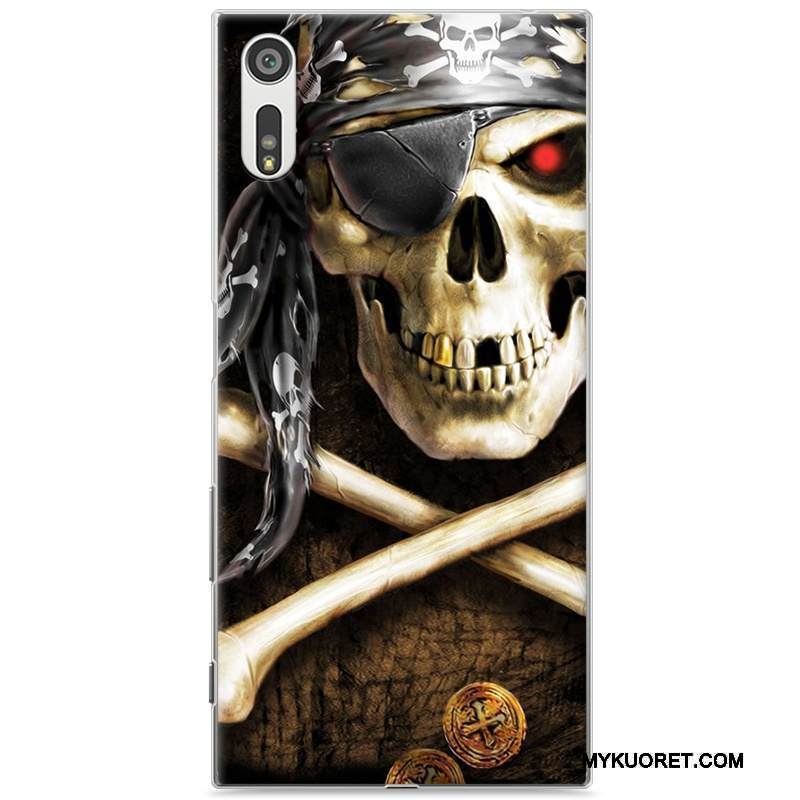 Kuori Sony Xperia Xz Luova Puhelimen Kuoret Keltainen, Kotelo Sony Xperia Xz Suojaus Kova