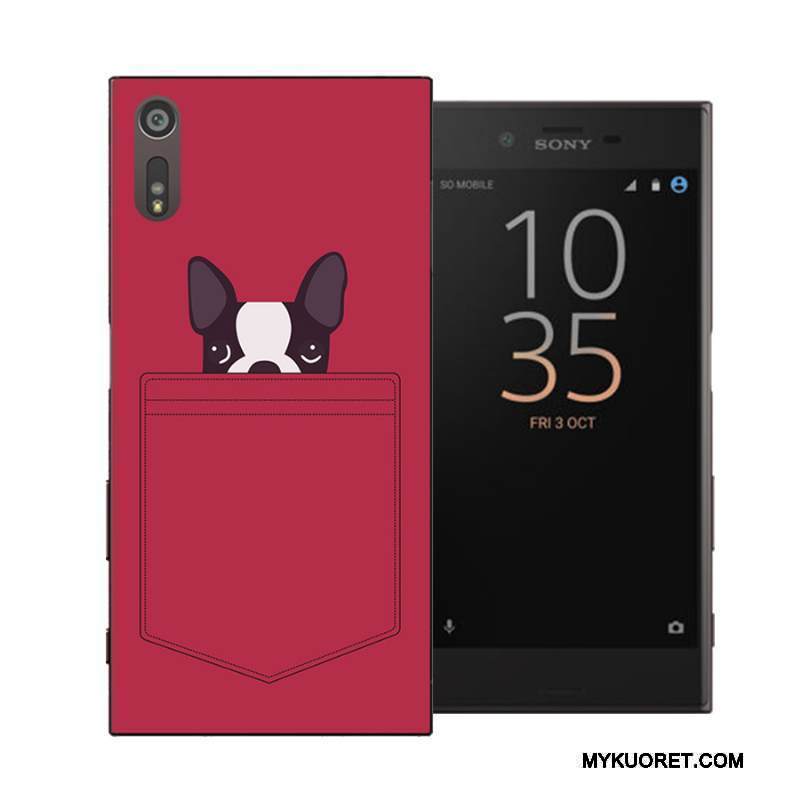 Kuori Sony Xperia Xz Luova Puhelimen Kuoret Kova, Kotelo Sony Xperia Xz Suojaus Punainen Persoonallisuus