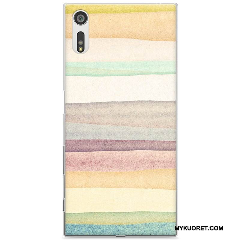 Kuori Sony Xperia Xz Maalaus Violetti Puhelimen Kuoret, Kotelo Sony Xperia Xz Suojaus Kova